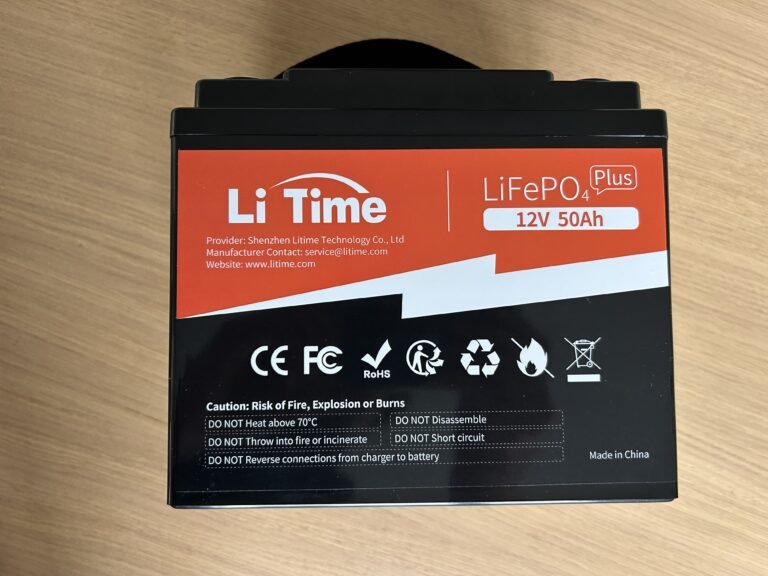 Li-time lithium battery 50Ah 12V