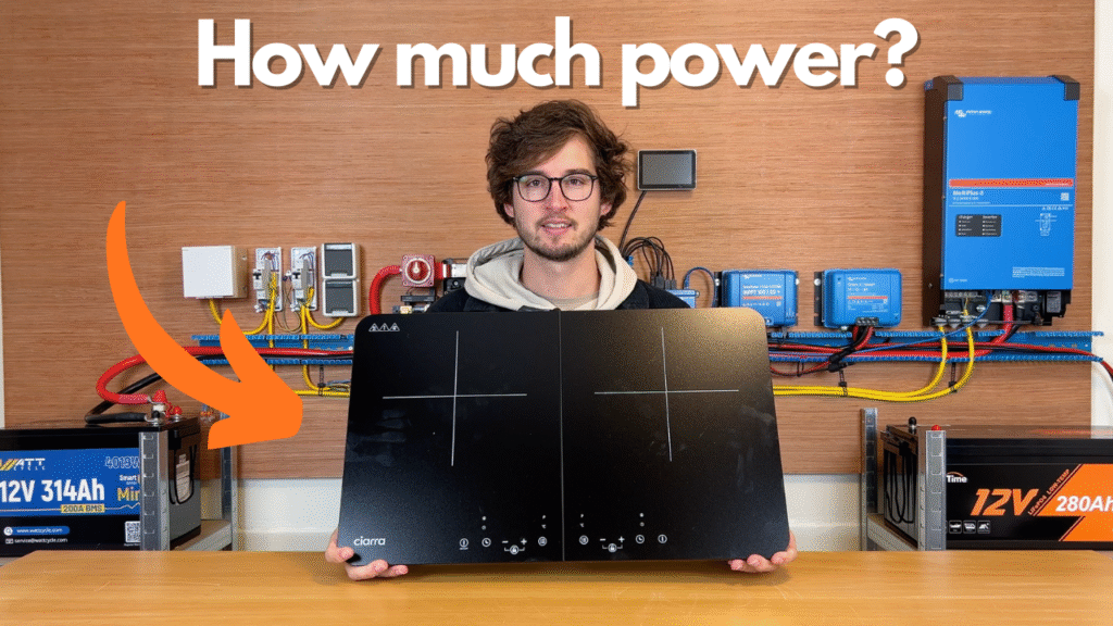 using an induction hob off grid